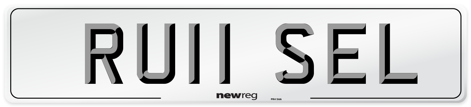 RU11 SEL Number Plate from New Reg